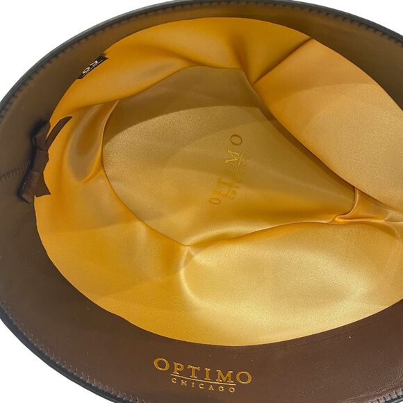 Optimo 100% Beaver Brown Trilby - Rare Find! Like new condition. - Picture 6 of 6